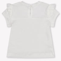 MonnaLisa Baby Meisjes T-Shirt In Off White
