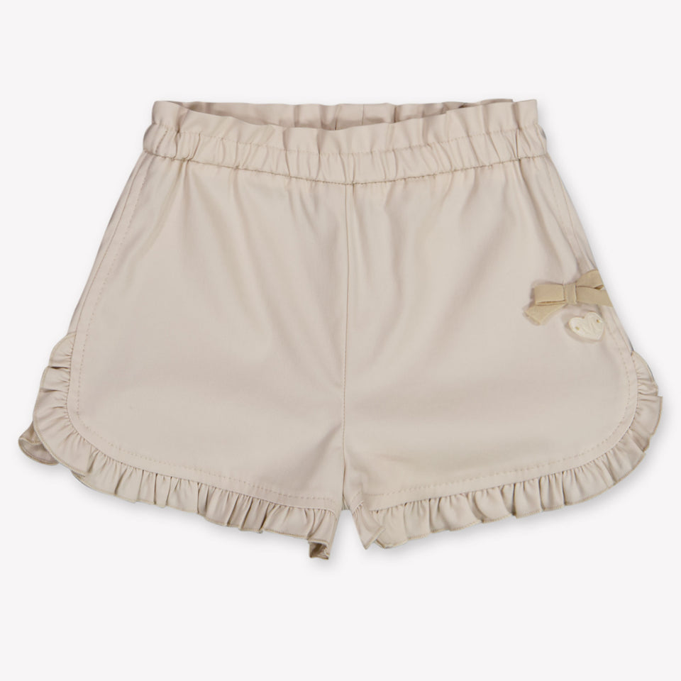 MonnaLisa Baby Meisjes Shorts In Beige