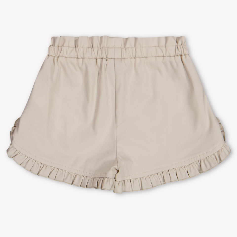 MonnaLisa Baby Meisjes Shorts In Beige