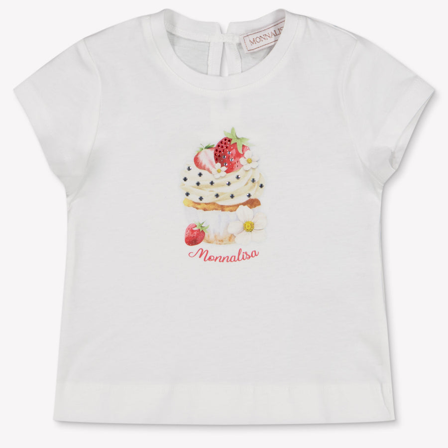 MonnaLisa Baby Girls T-Shirt in White