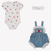 MonnaLisa Baby Meisjes Boxpakje In Jeans
