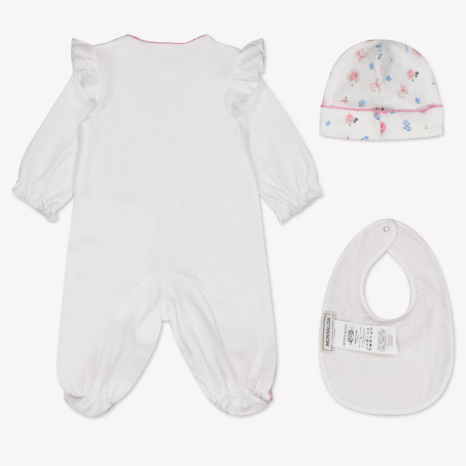 MonnaLisa Baby Girls Playsuit In Light Pink