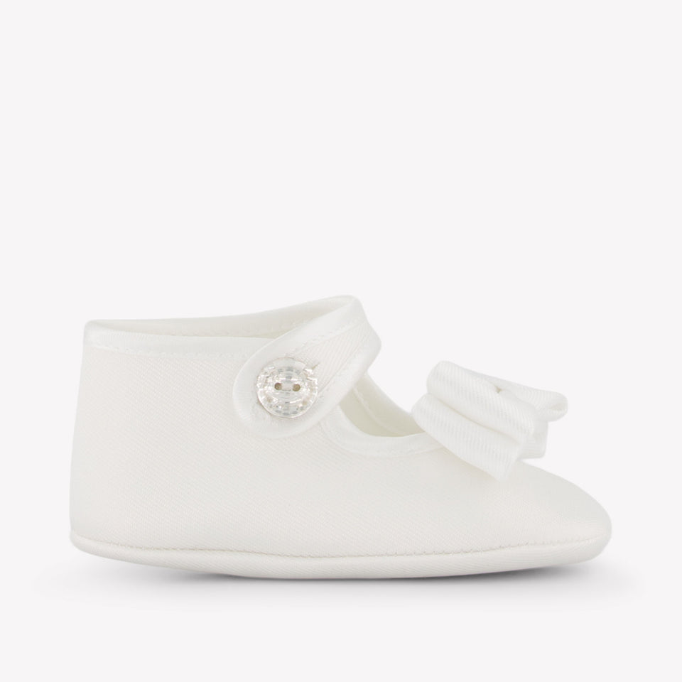 MonnaLisa Baby Girls Shoes In White