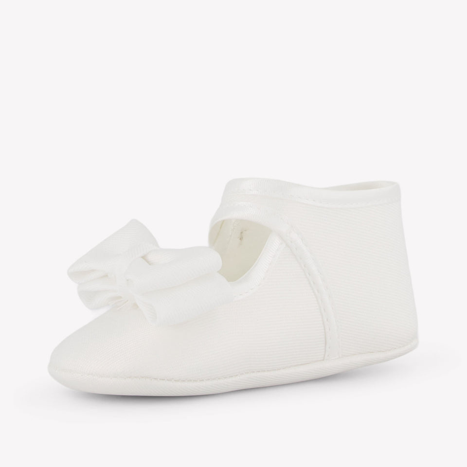 MonnaLisa Baby Girls Shoes In White