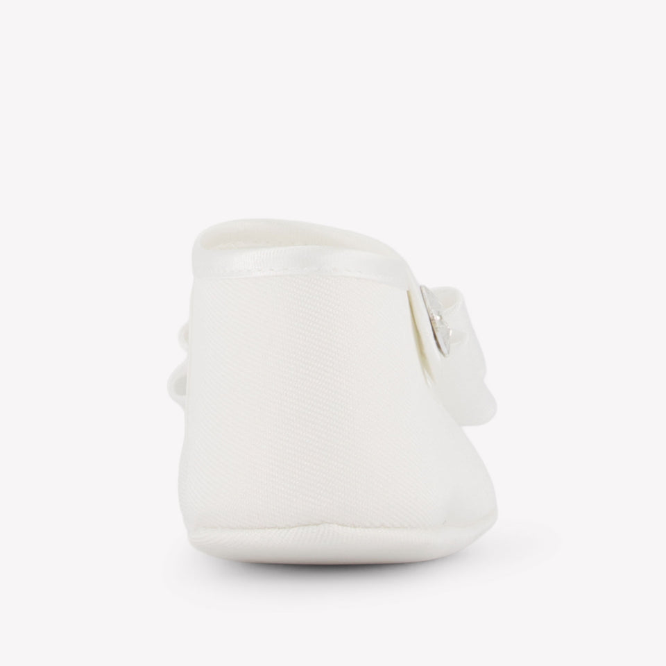 MonnaLisa Baby Girls Shoes In White