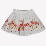 MonnaLisa Baby Girls Skirt In White