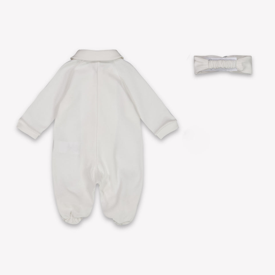 MonnaLisa Baby Meisjes Boxpakje In Wit