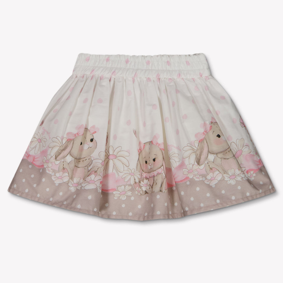 MonnaLisa Baby Girls Skirt In Light Beige