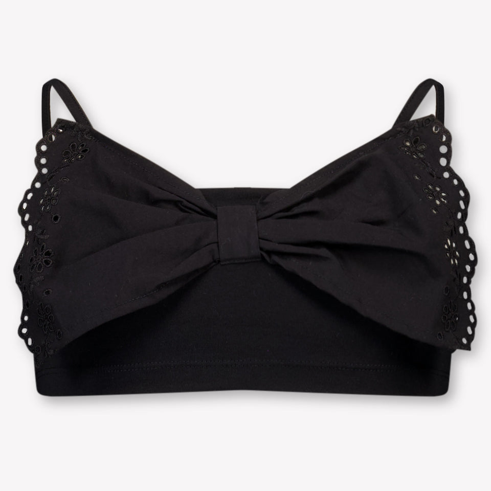 MonnaLisa Kinder Meisjes T-Shirt In Zwart