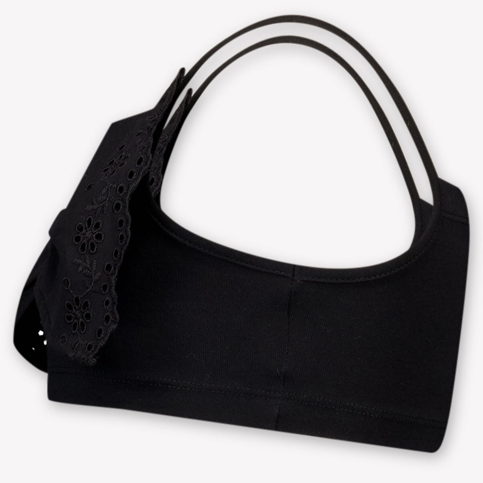 MonnaLisa Kinder Meisjes T-Shirt In Zwart