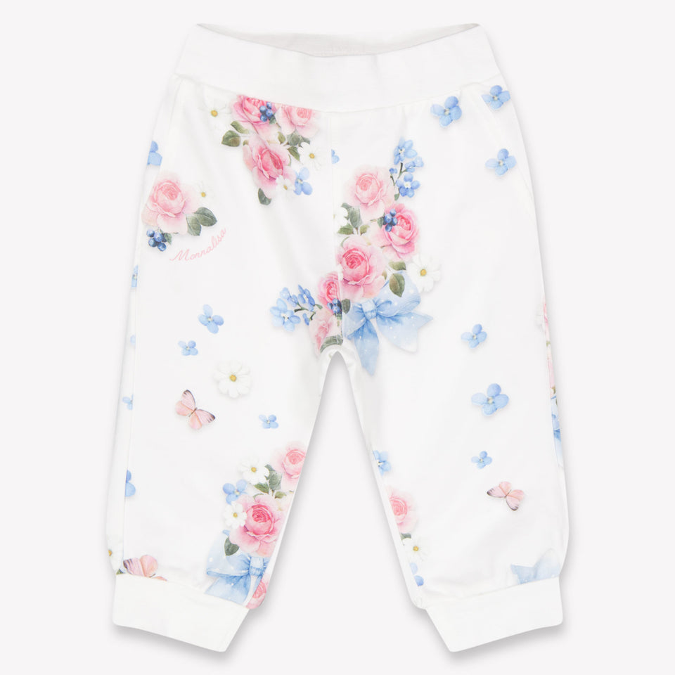 MonnaLisa Baby Girls Jogging suit In White
