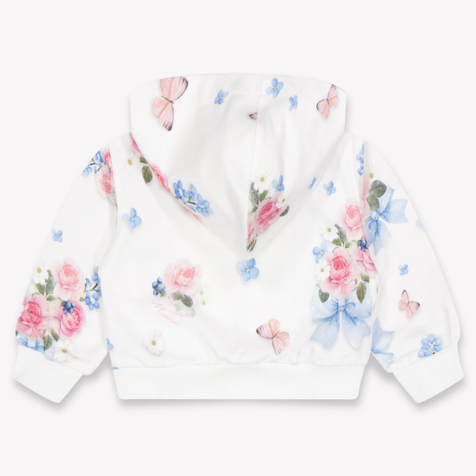 MonnaLisa Baby Girls Jogging suit In White