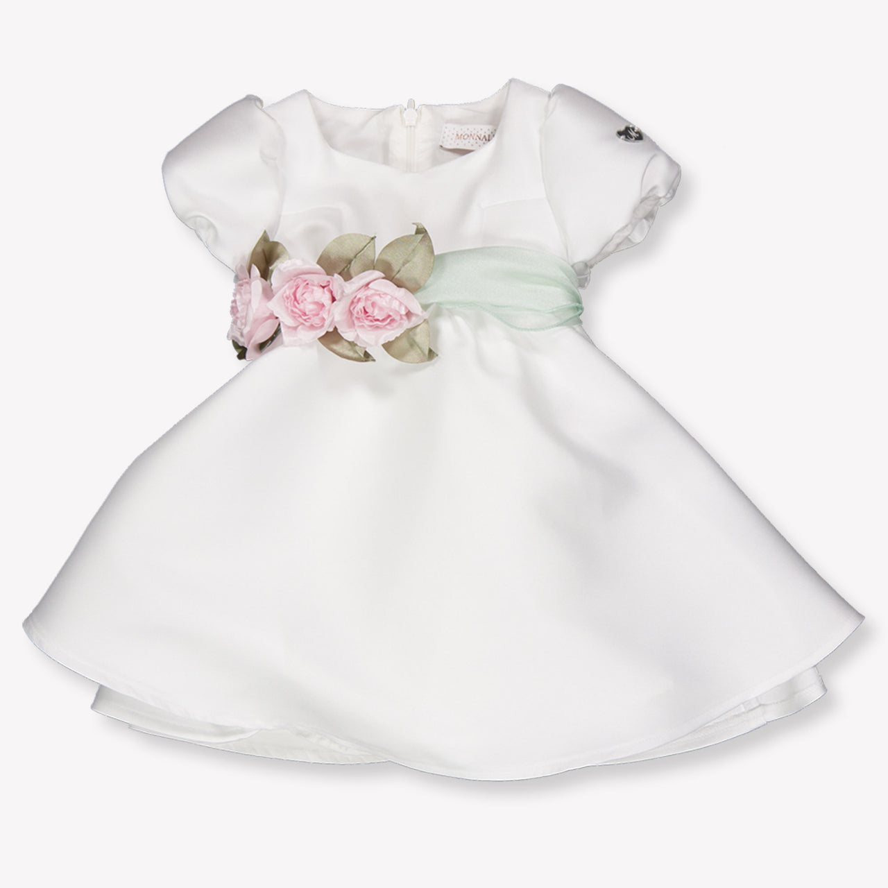 MonnaLisa Baby Girls Dress In White