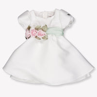 MonnaLisa Baby Girls Dress In White