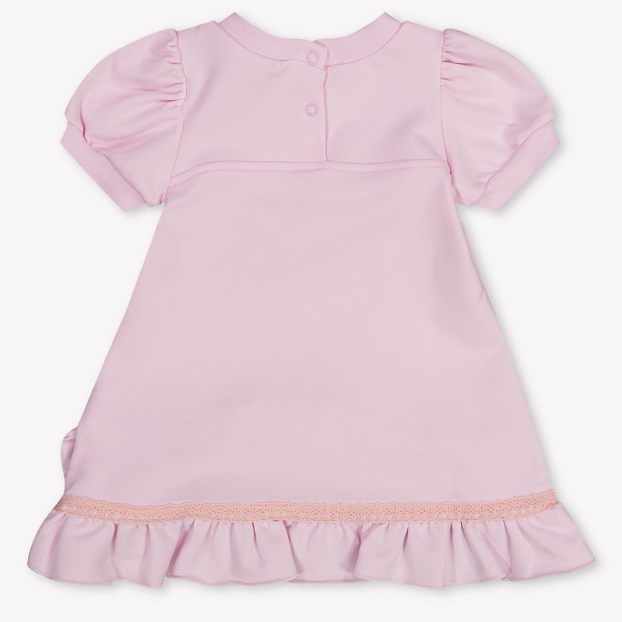 MonnaLisa Baby Girls Dress In Light Pink