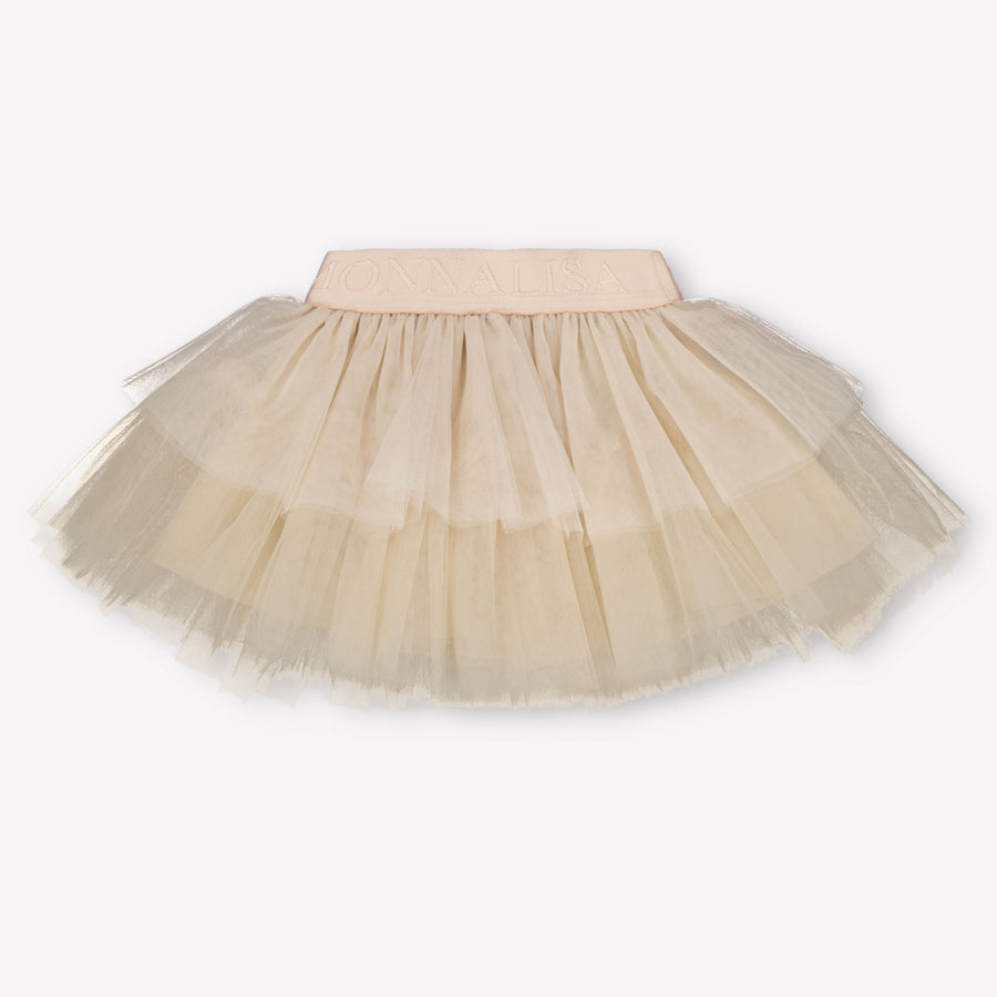 MonnaLisa Baby Meisjes Rokje In Beige