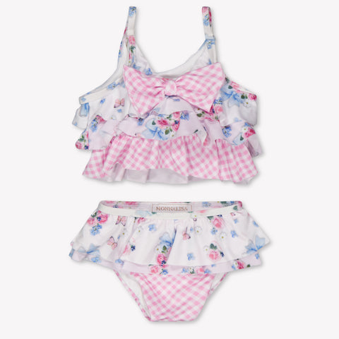 MonnaLisa Baby Meisjes Zwemkleding In Wit