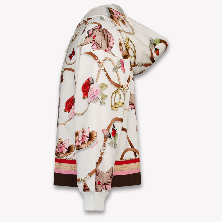 MonnaLisa Kinder Meisjes Vest In Off White