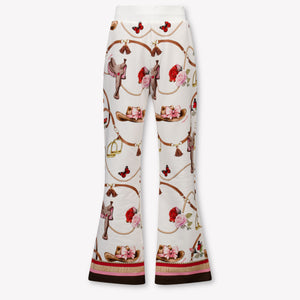 MonnaLisa Kids Girls Pants In OffWhite