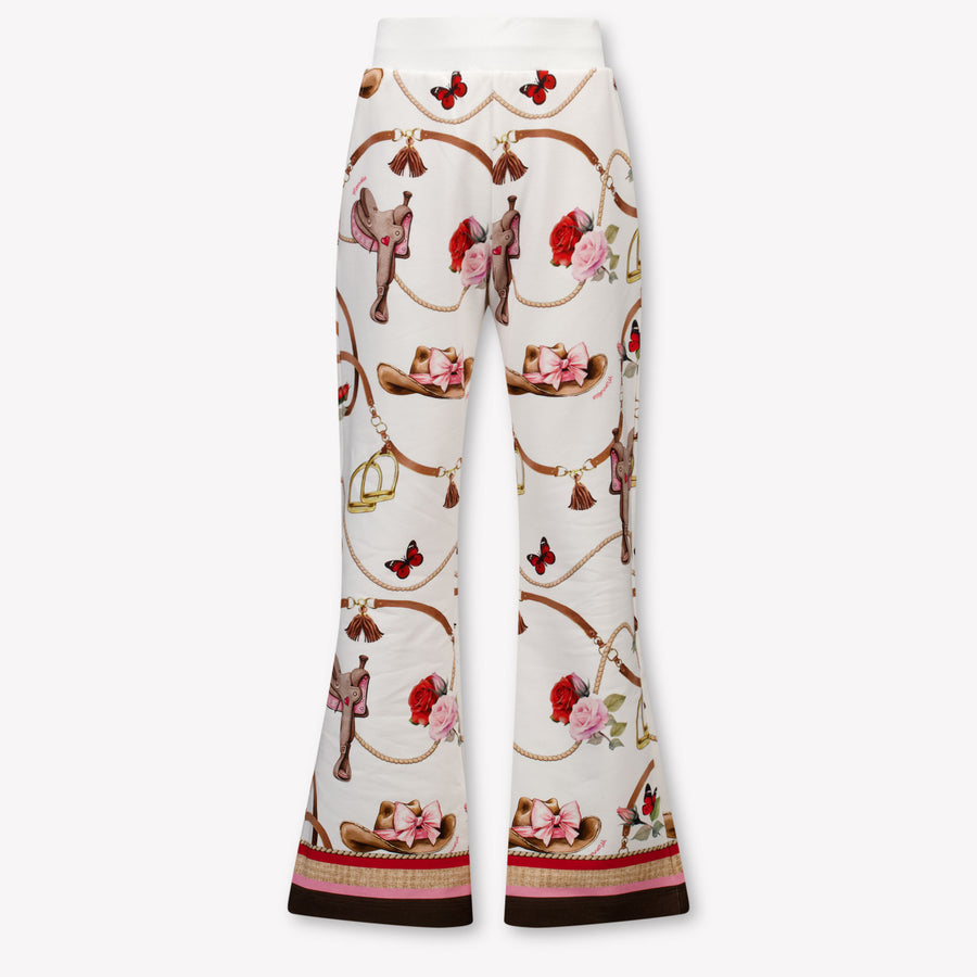 MonnaLisa Kids Girls Pants In OffWhite