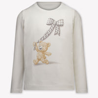 MonnaLisa Kids Girls T-Shirt In OffWhite