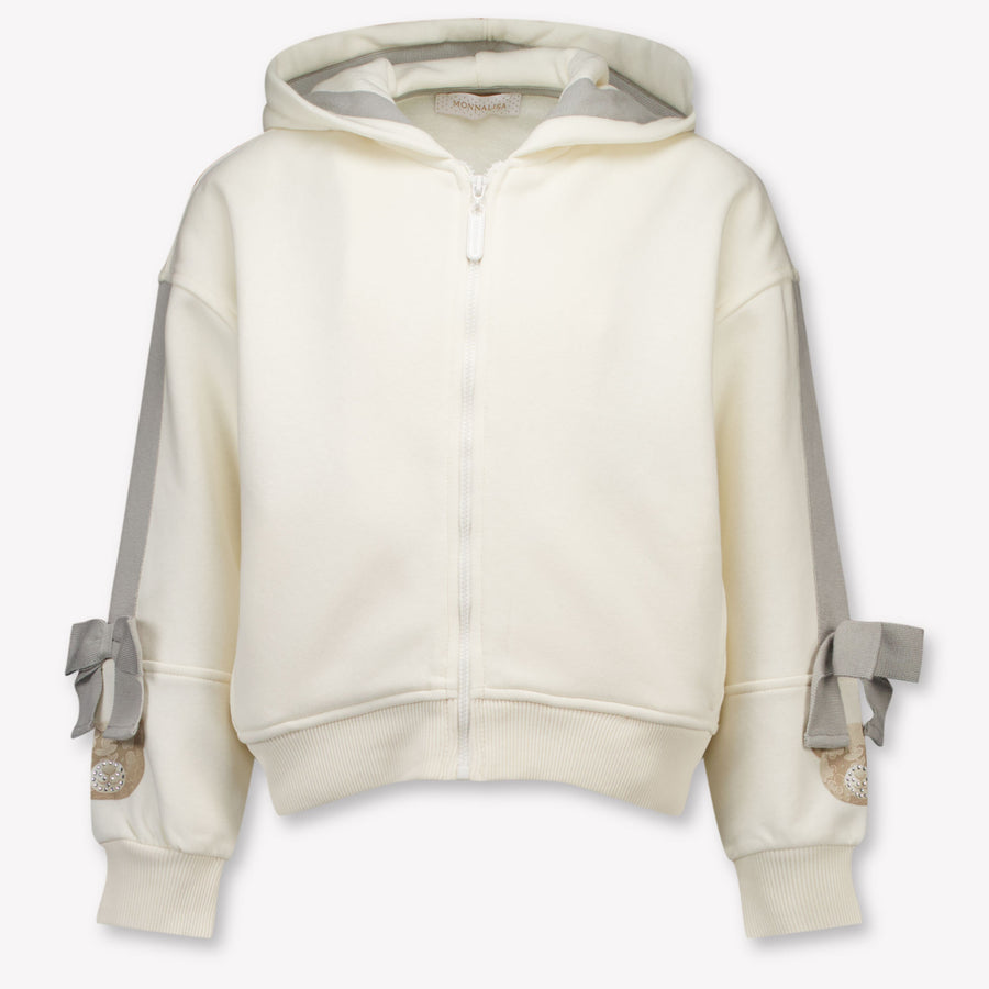 MonnaLisa Girls Cardigan in Off-White