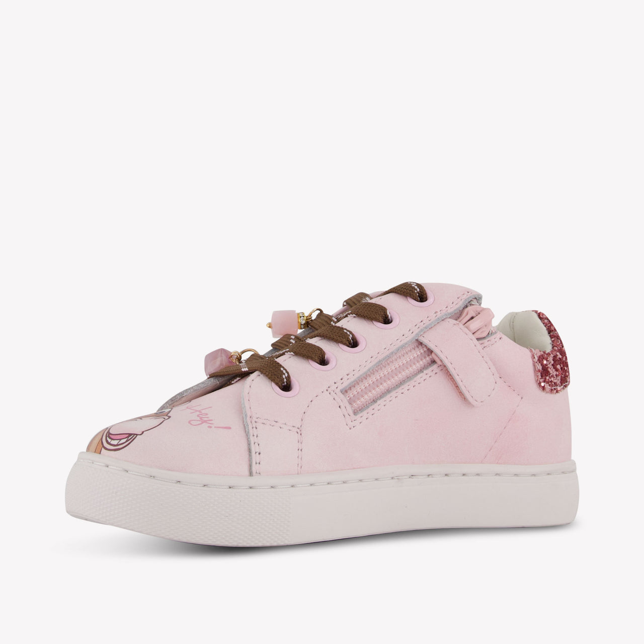 MonnaLisa Meisjes Sneakers In Licht Roze