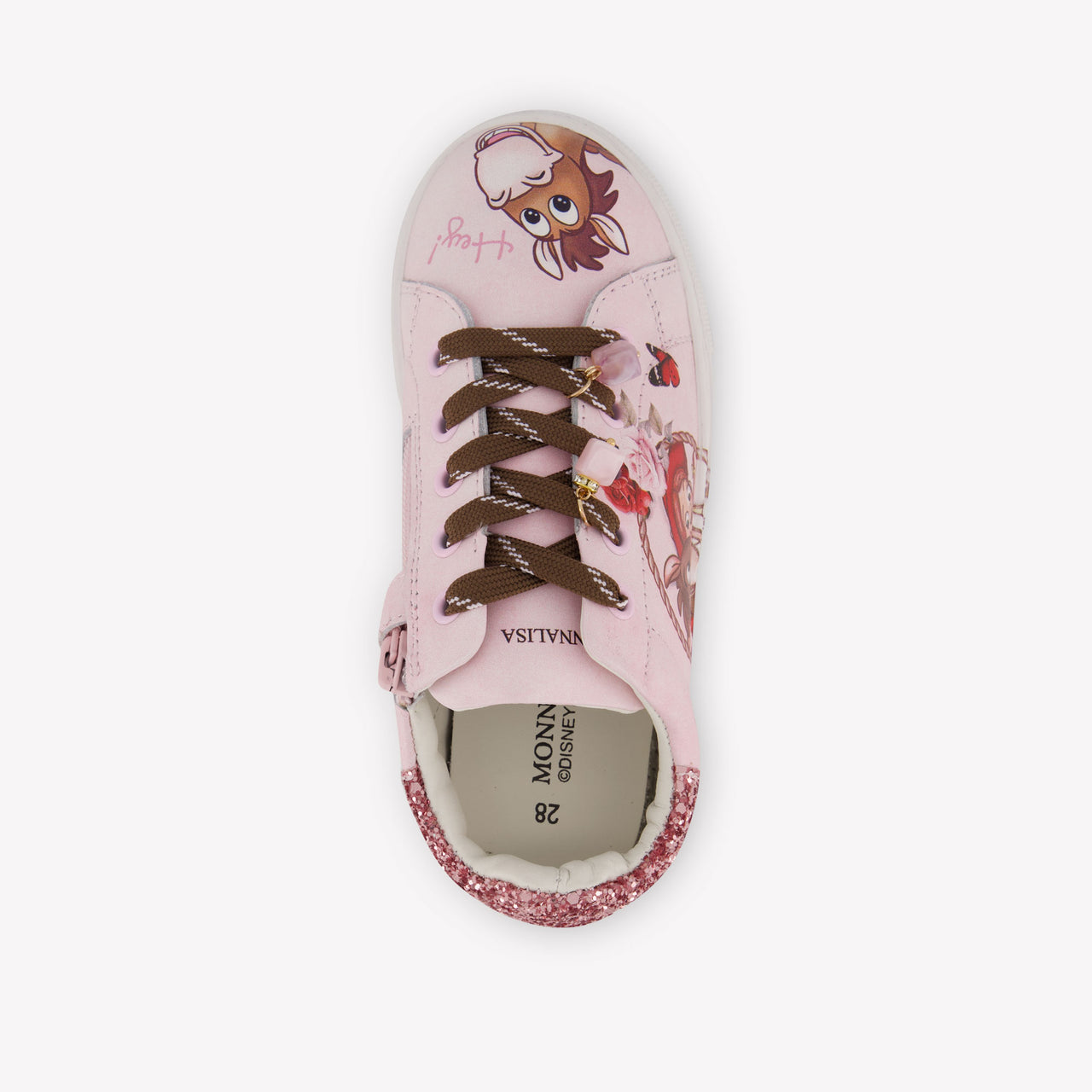 MonnaLisa Meisjes Sneakers In Licht Roze