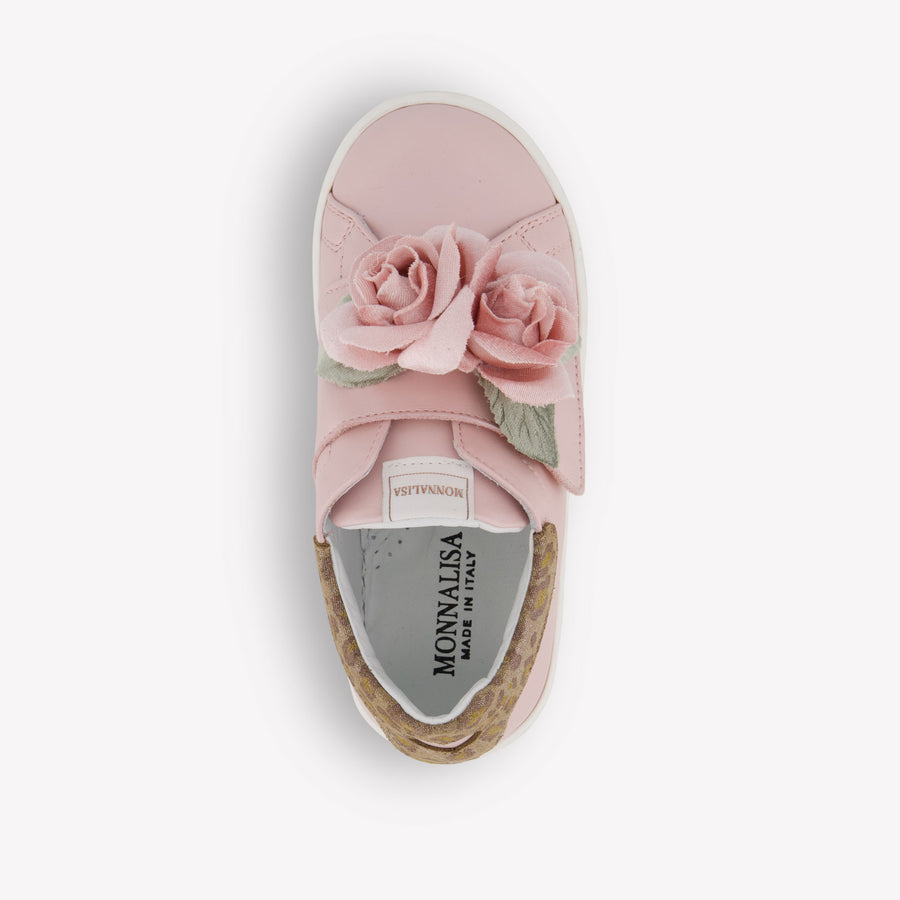 MonnaLisa Meisjes Sneakers In Licht Roze