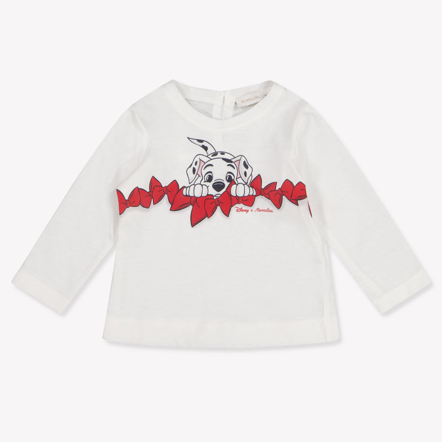 MonnaLisa Baby Girls T-Shirt In OffWhite