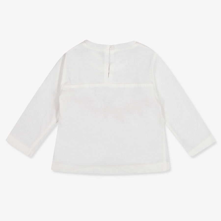 MonnaLisa Baby Girls T-Shirt In OffWhite