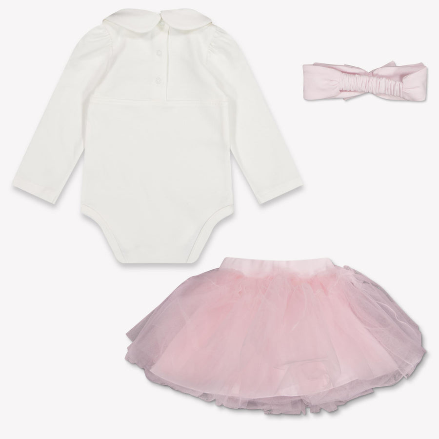 MonnaLisa Baby Meisjes Giftset In Licht Roze