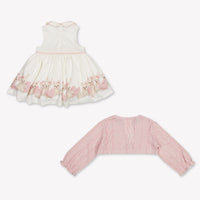 MonnaLisa Baby Meisjes Jurk In Licht Roze