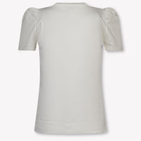 MonnaLisa Kinder Meisjes T-Shirt In Off White
