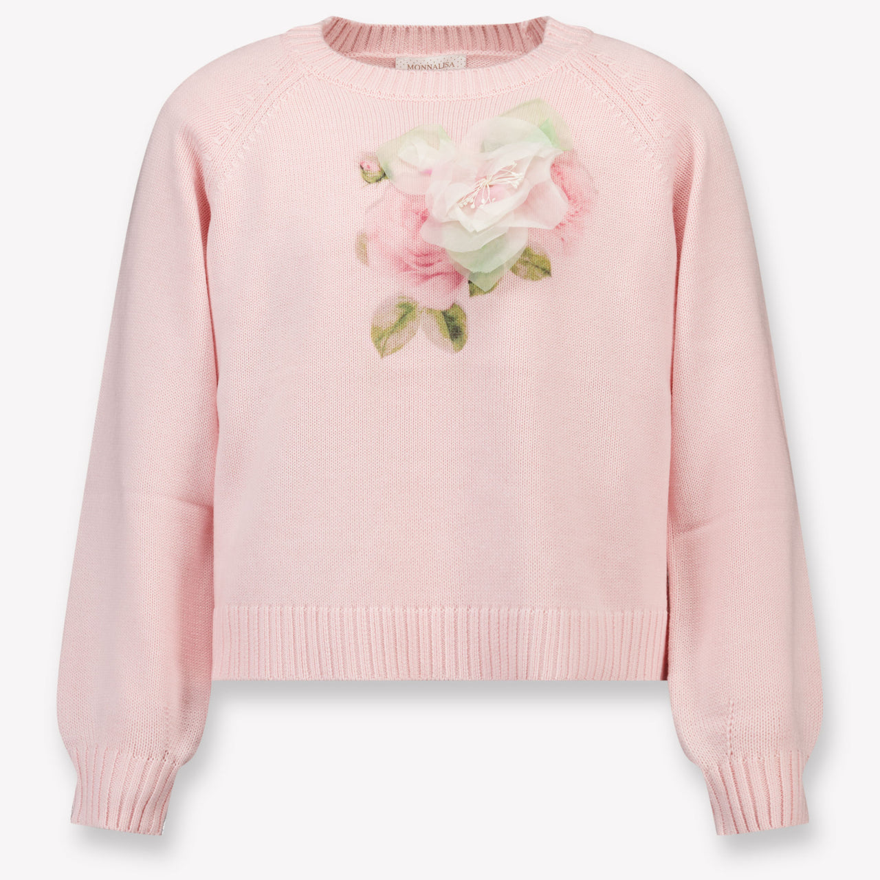 MonnaLisa Kids Girls Sweater In Light Pink