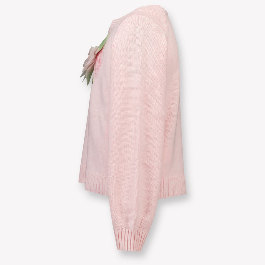 MonnaLisa Kids Girls Sweater In Light Pink