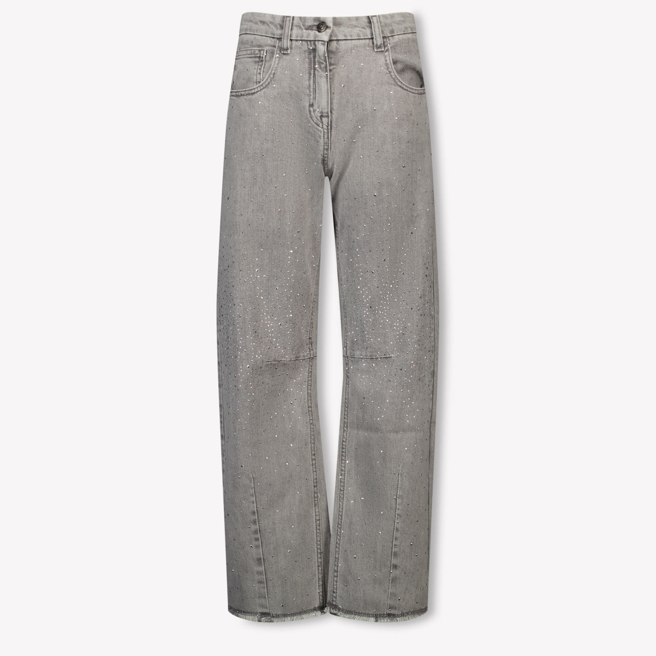 MonnaLisa Kinder Meisjes Jeans In Licht Grijs