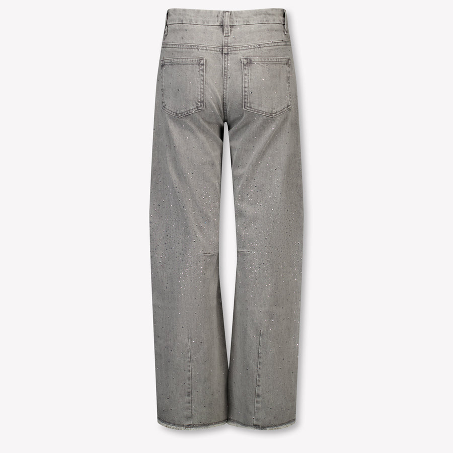 MonnaLisa Kinder Meisjes Jeans In Licht Grijs