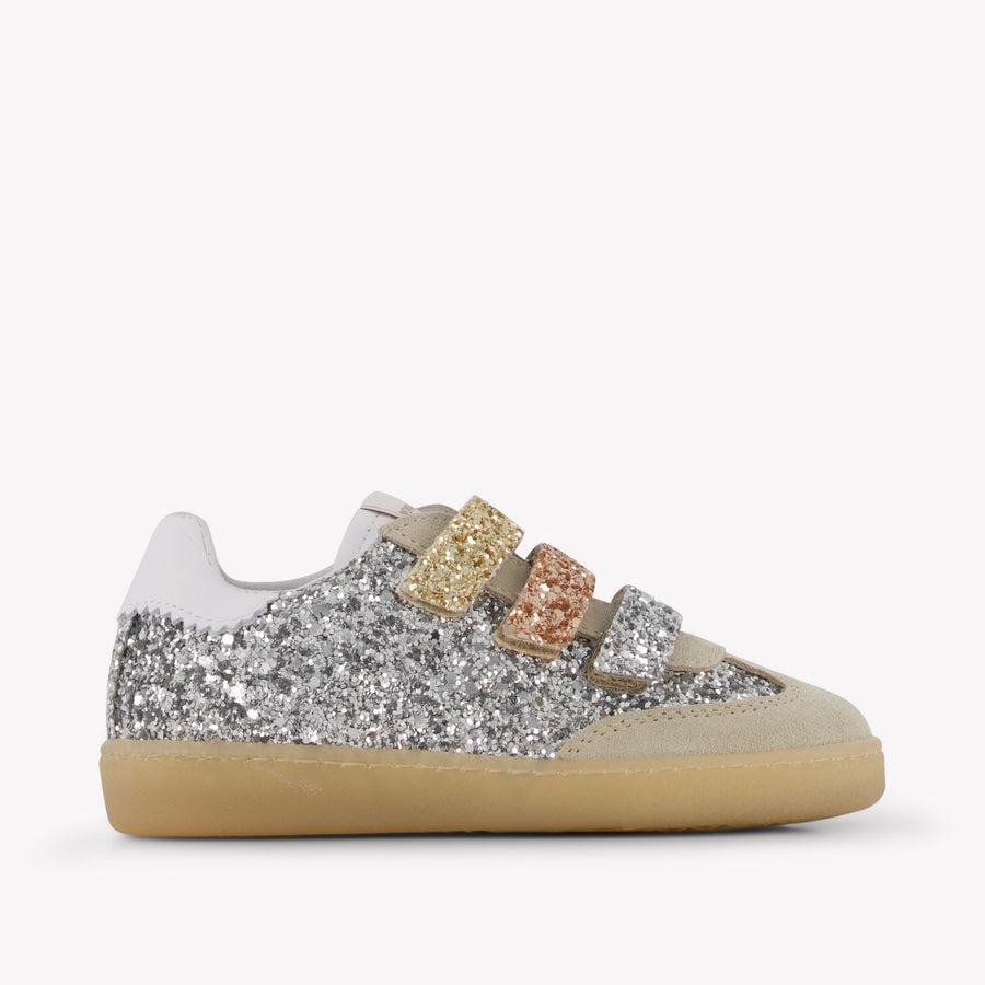 MonnaLisa Kinder Meisjes Sneakers In Zilver