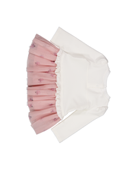 MonnaLisa Baby Meisjes Jurk In Off White