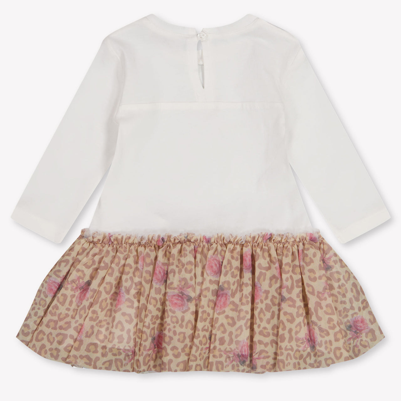MonnaLisa Baby Girls Dress In OffWhite