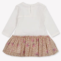 MonnaLisa Baby Girls Dress In OffWhite