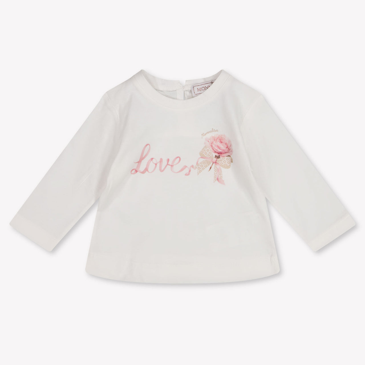 MonnaLisa Baby Meisjes T-Shirt In Off White