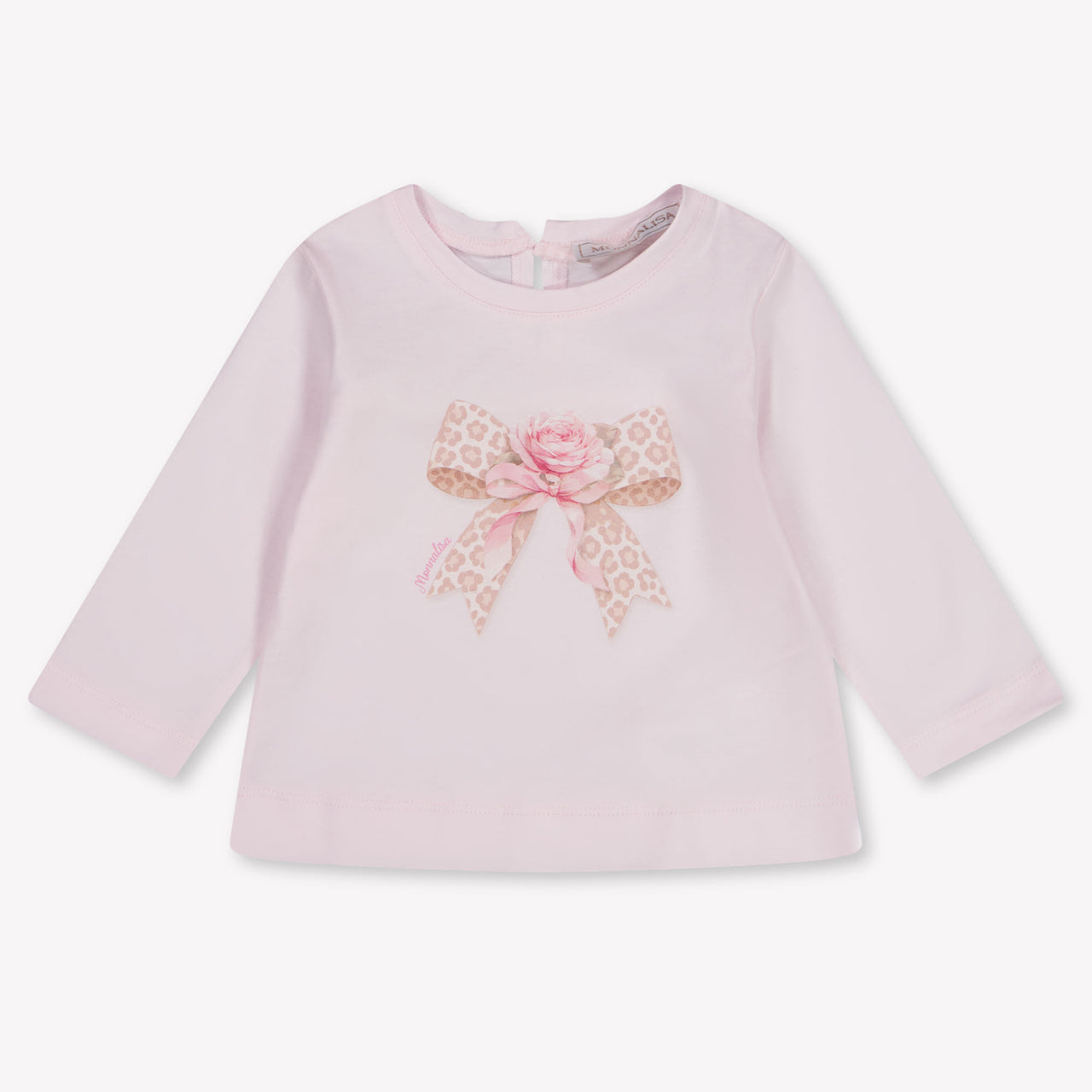 MonnaLisa Baby Meisjes T-Shirt In Licht Roze