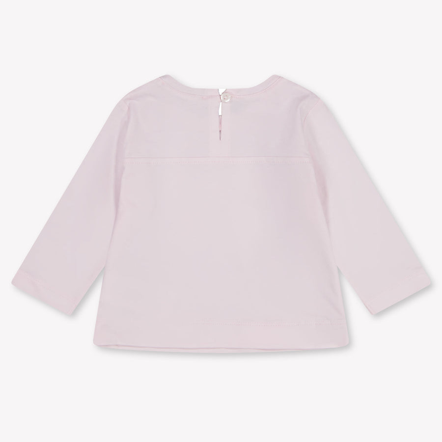 MonnaLisa Baby Meisjes T-Shirt In Licht Roze