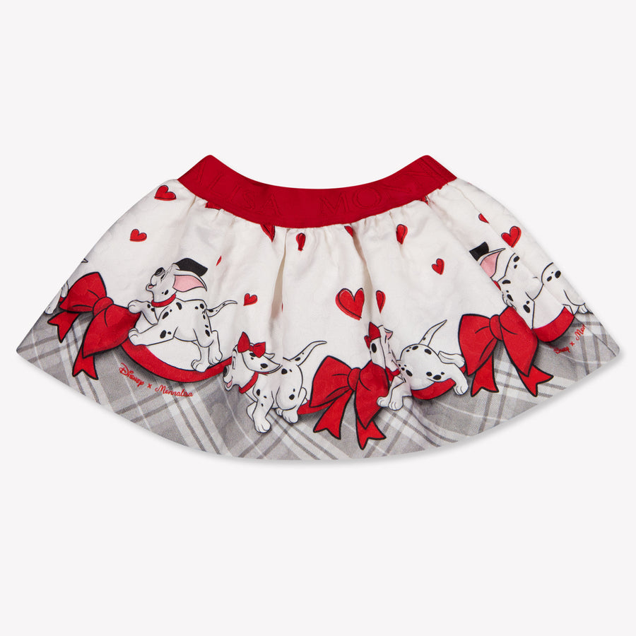 MonnaLisa Baby Meisjes Rokje In Rood