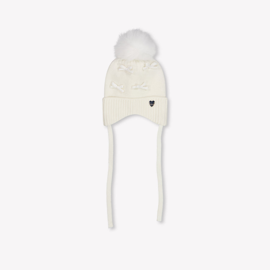 MonnaLisa Baby Girls Hat In OffWhite