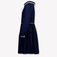 MonnaLisa Kinder Meisjes Jurk In Navy