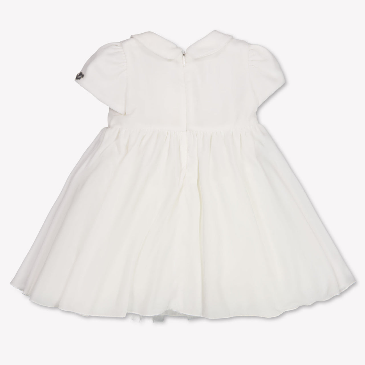 MonnaLisa Baby Meisjes Jurk In Off White