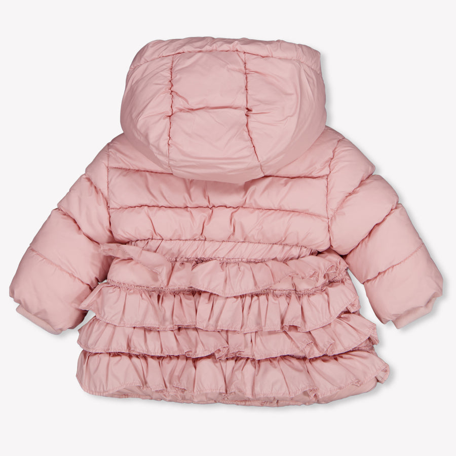 MonnaLisa Baby Meisjes Winterjas In Licht Roze